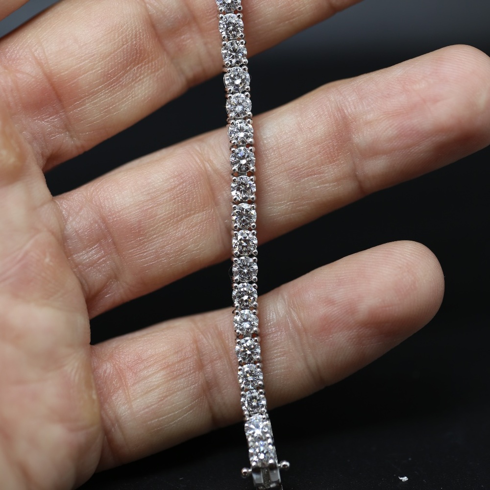 Diamond Tennis Bracelet White Gold